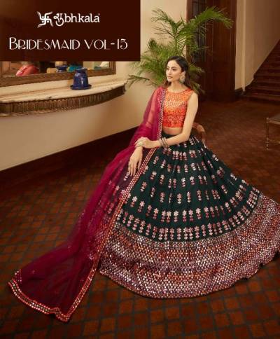 Bridesmaid Vol 15 By Shubhkala Embroidered Wedding Lehenga Choli